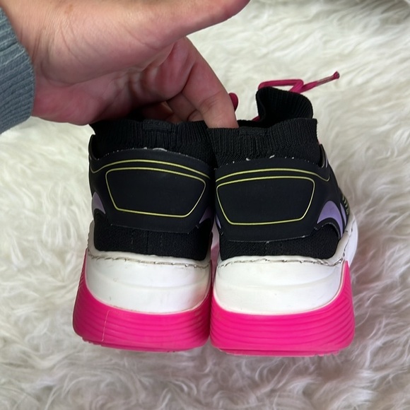 Stella Mccartney Big Kids/Girl GS Colorblock Trainers Shoes/Sneakers Size EU 35 - Picture 8 of 17